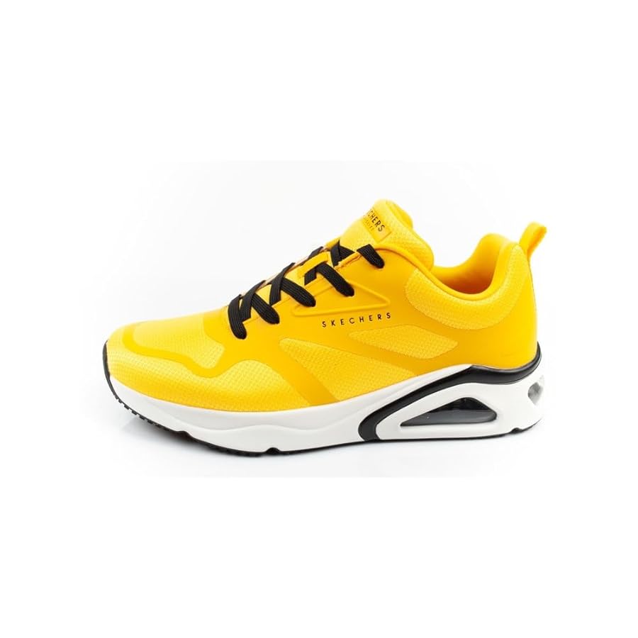 Skechers Men's Tres Air Uno Revolution Airy Yellow Low Top